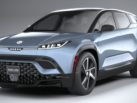 Fisker Ocean 2023 3D Model