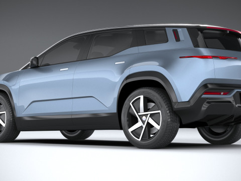 Fisker Ocean 2023 3D Model