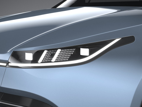 Fisker Ocean 2023 3D Model