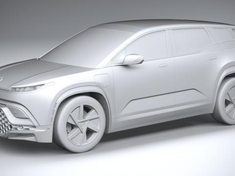 Fisker Ocean 2023 3D Model