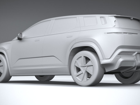 Fisker Ocean 2023 3D Model