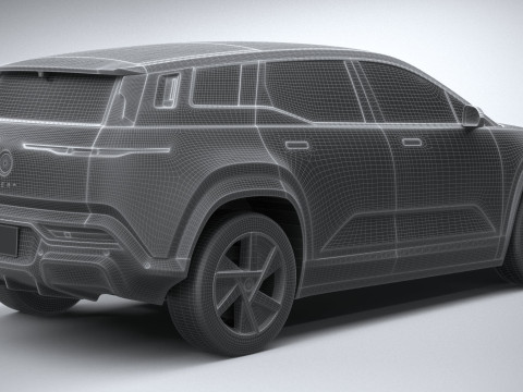Fisker Ocean 2023 3D Model