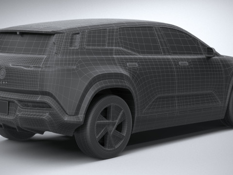 Fisker Ocean 2023 3D Model