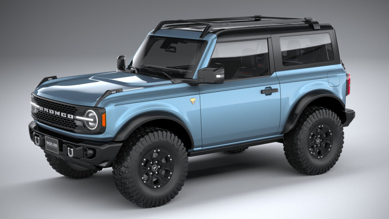 Bronco Badlands 2-door 2021 3Dモデル .c4d .max .obj .3ds .fbx .stl .blend