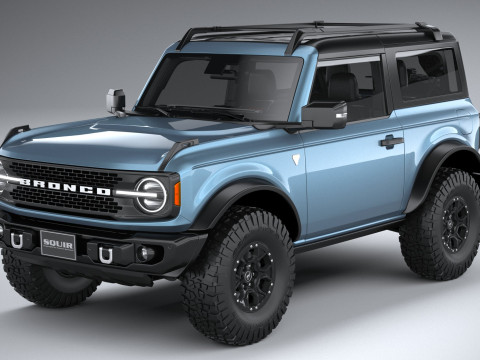 Bronco Badlands 2-door 2021 3Dモデル