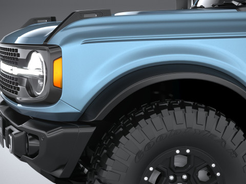 Bronco Badlands 2-door 2021 3Dモデル