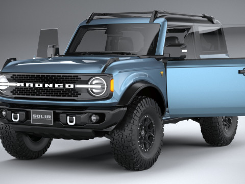 Bronco Badlands 2-door 2021 3Dモデル