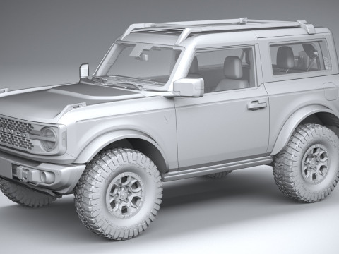 Bronco Badlands 2-door 2021 3Dモデル