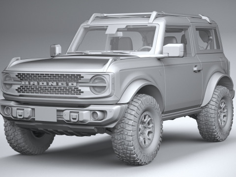 Bronco Badlands 2-door 2021 3Dモデル