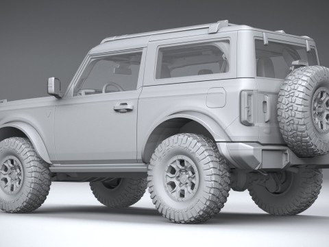 Bronco Badlands 2-door 2021 3Dモデル