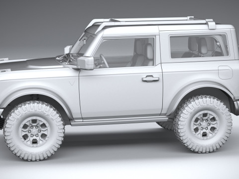 Bronco Badlands 2-door 2021 3Dモデル