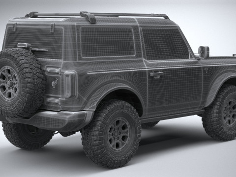 Bronco Badlands 2-door 2021 3Dモデル