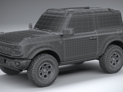 Bronco Badlands 2-door 2021 3Dモデル