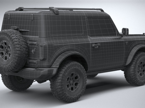 Bronco Badlands 2-door 2021 3Dモデル