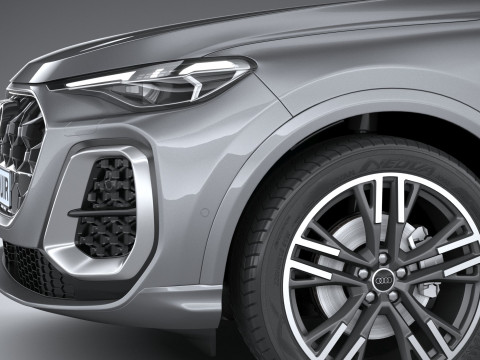 Audi Q5 S-Line 2025 Modèle 3D