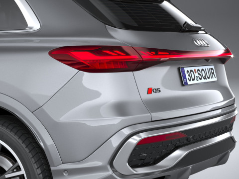 Audi Q5 S-Line 2025 Modèle 3D