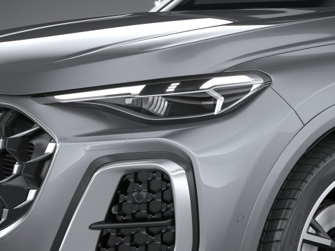 Audi Q5 S-Line 2025 Modèle 3D