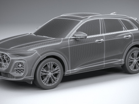 Audi Q5 S-Line 2025 Modèle 3D