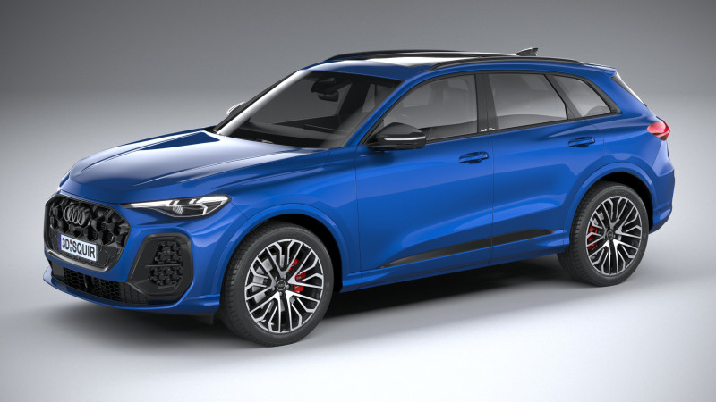 Audi SQ5 2025 Modelo 3D .c4d .max .obj .3ds .fbx .stl .blend