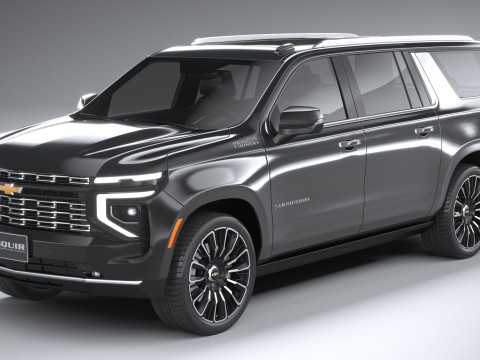 Chevrolet High Country Suburban 2025 3D Модель