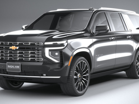 Chevrolet High Country Suburban 2025 3D Модель