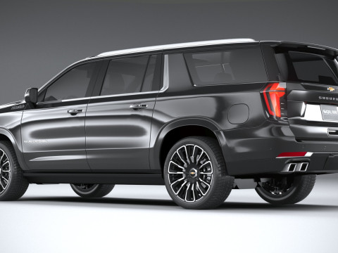 Chevrolet High Country Suburban 2025 3D Модель