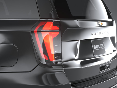 Chevrolet High Country Suburban 2025 3D Модель