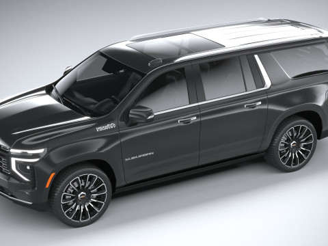 Chevrolet High Country Suburban 2025 3D Модель