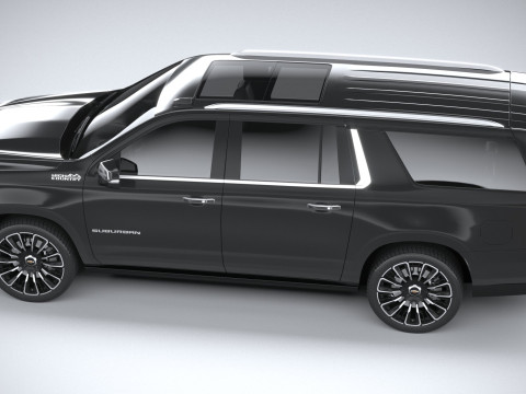 Chevrolet High Country Suburban 2025 3D Модель