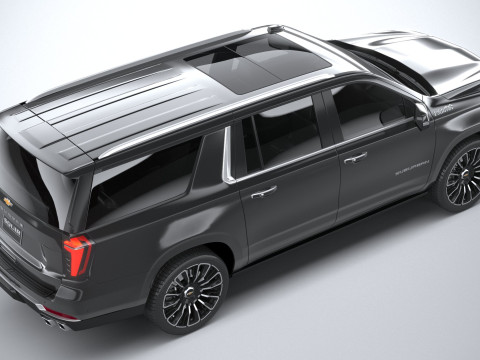Chevrolet High Country Suburban 2025 3D Модель