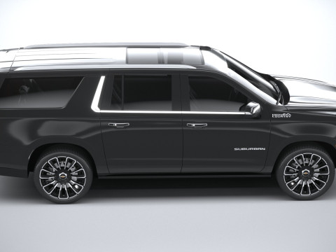Chevrolet High Country Suburban 2025 3D Модель
