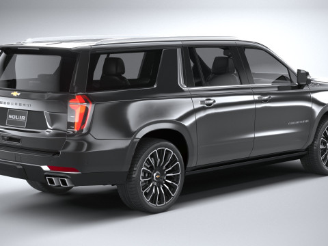 Chevrolet High Country Suburban 2025 3D Модель
