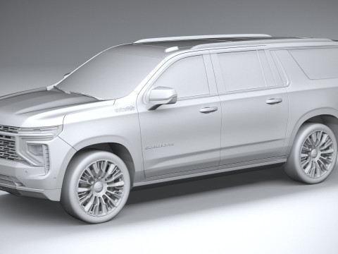 Chevrolet High Country Suburban 2025 3D Модель