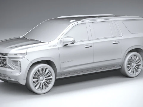 Chevrolet High Country Suburban 2025 3D Model