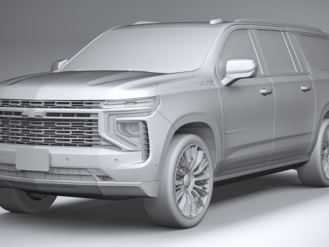 Chevrolet High Country Suburban 2025 3D Модель
