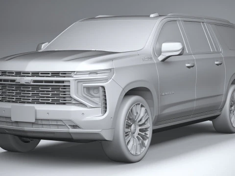 Chevrolet High Country Suburban 2025 3D Model