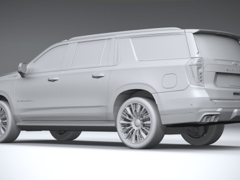 Chevrolet High Country Suburban 2025 3D Модель