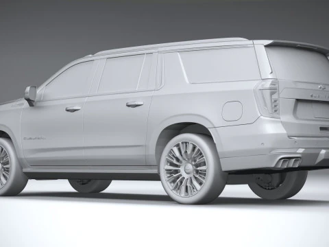 Chevrolet High Country Suburban 2025 3D Model