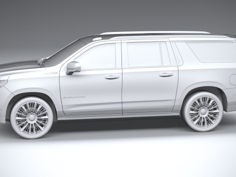 Chevrolet High Country Suburban 2025 3D Модель