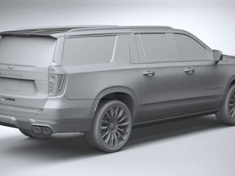Chevrolet High Country Suburban 2025 3D Модель