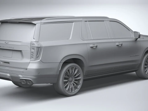 Chevrolet High Country Suburban 2025 3D Model