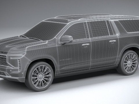 Chevrolet High Country Suburban 2025 3D Модель