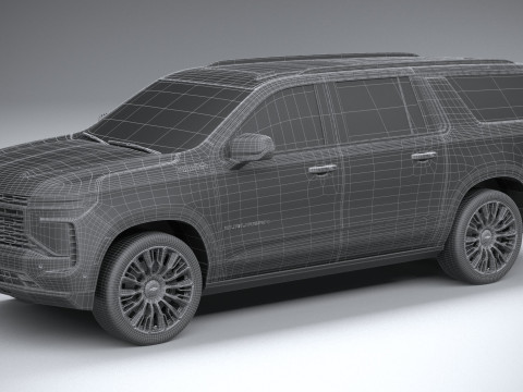 Chevrolet High Country Suburban 2025 3D Модель
