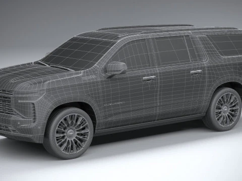 Chevrolet High Country Suburban 2025 3D Model