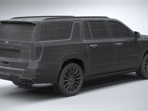 Chevrolet High Country Suburban 2025 3D Модель