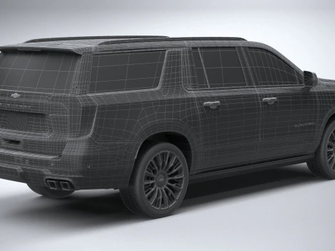 Chevrolet High Country Suburban 2025 3D Model