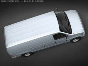 E-series Van 2008 3D 模型