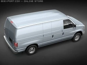 Van da s&eacute;rie E 2008 Modelo 3D