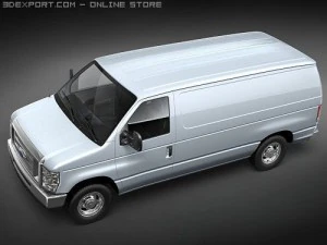 Van da s&eacute;rie E 2008 Modelo 3D