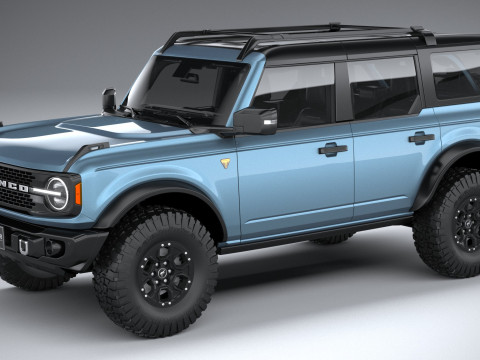Bronco Badlands 4-door 2021 3D Model